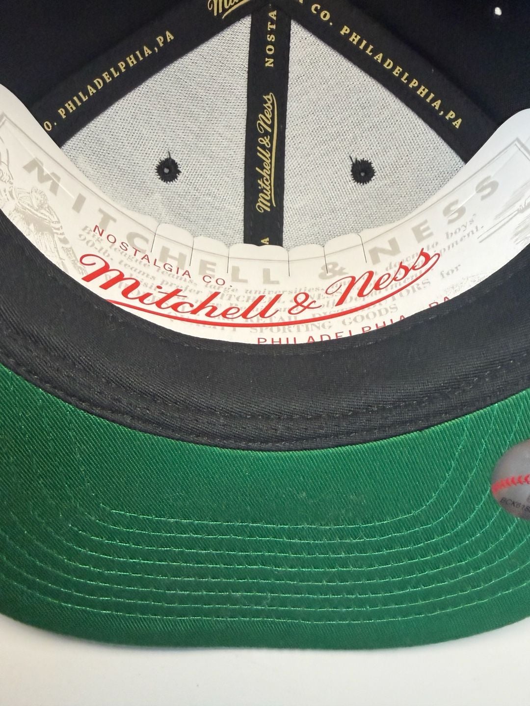Mitchell & Ness Florida Marlins Cooperstown Evergreen Script Snapback Hat 10