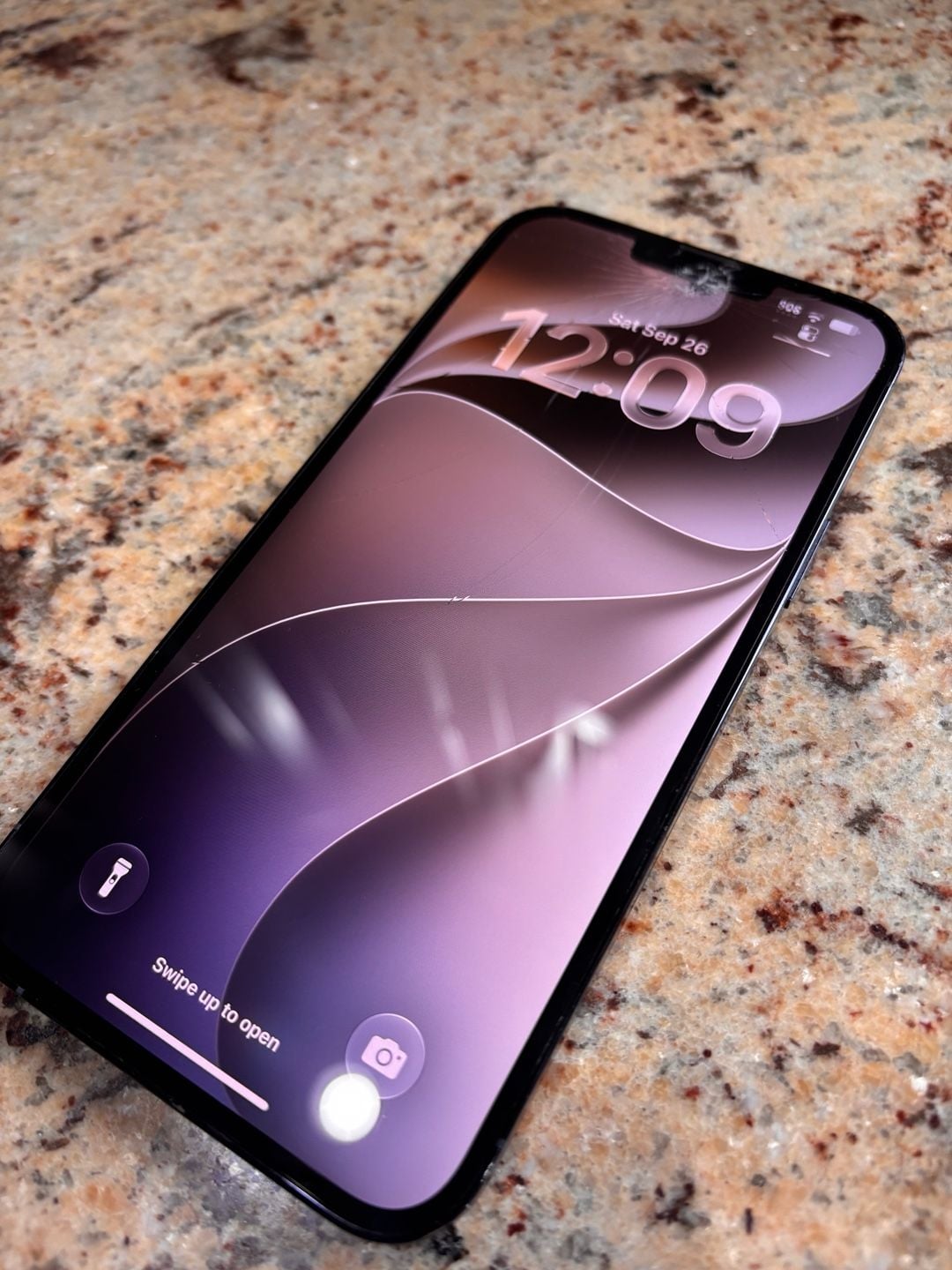 Apple iPhone 13 Pro Max 128GB Sierra Blue Unlocked Cracked Screen 1