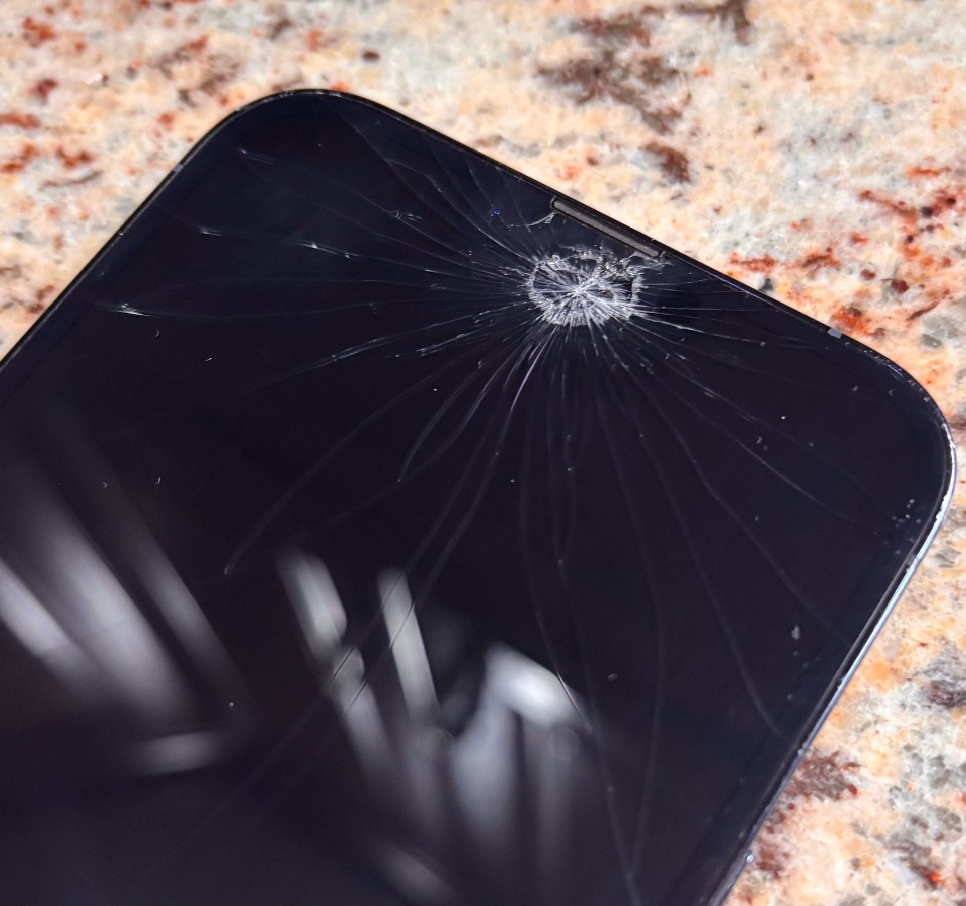 Apple iPhone 13 Pro Max 128GB Sierra Blue Unlocked Cracked Screen 4