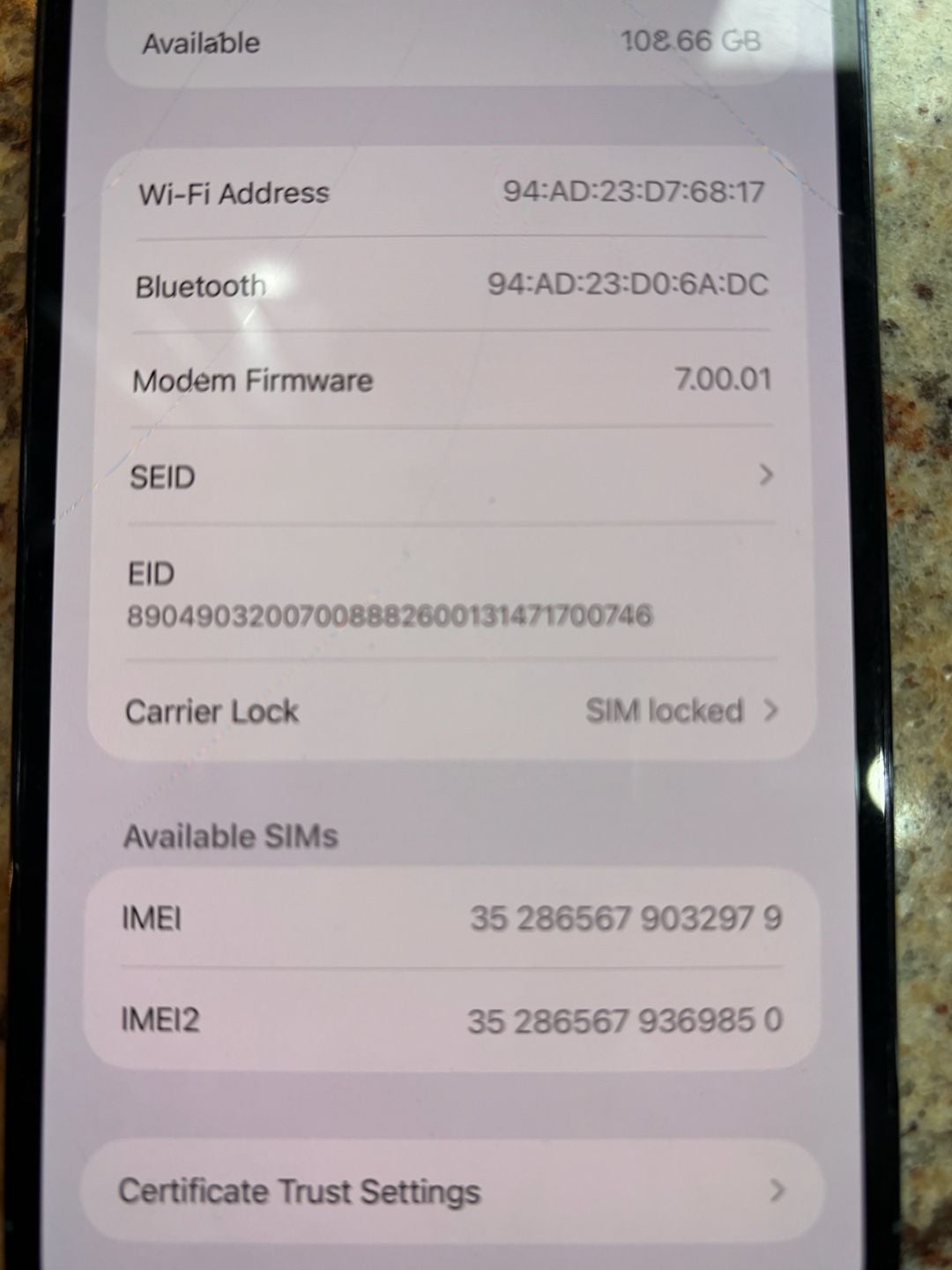Apple iPhone 13 Pro Max 128GB Sierra Blue Unlocked Cracked Screen 7