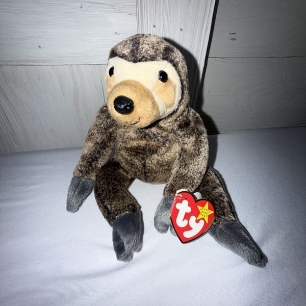 Ty Beanie Baby Slowpoke the Sloth Plush Toy Retired