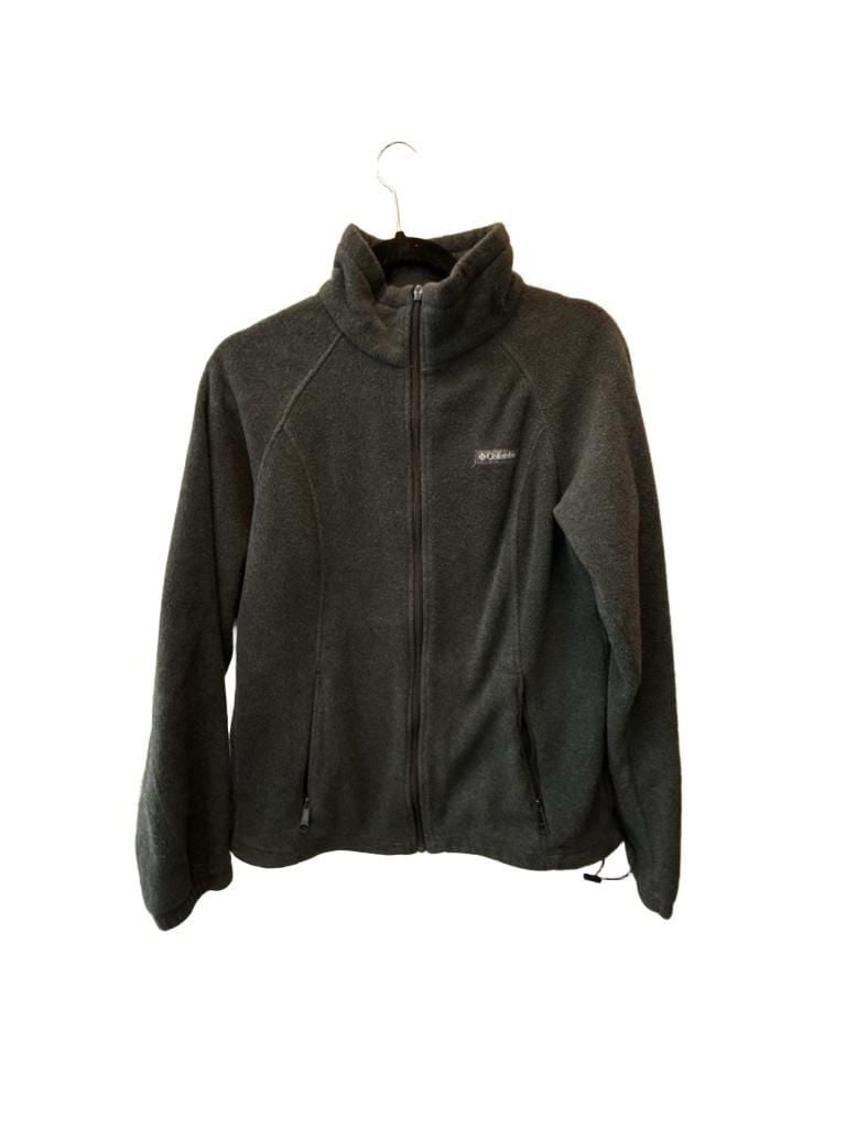 Columbia Benton Springs Full Zip Fleece Jacket Size L Gray 2