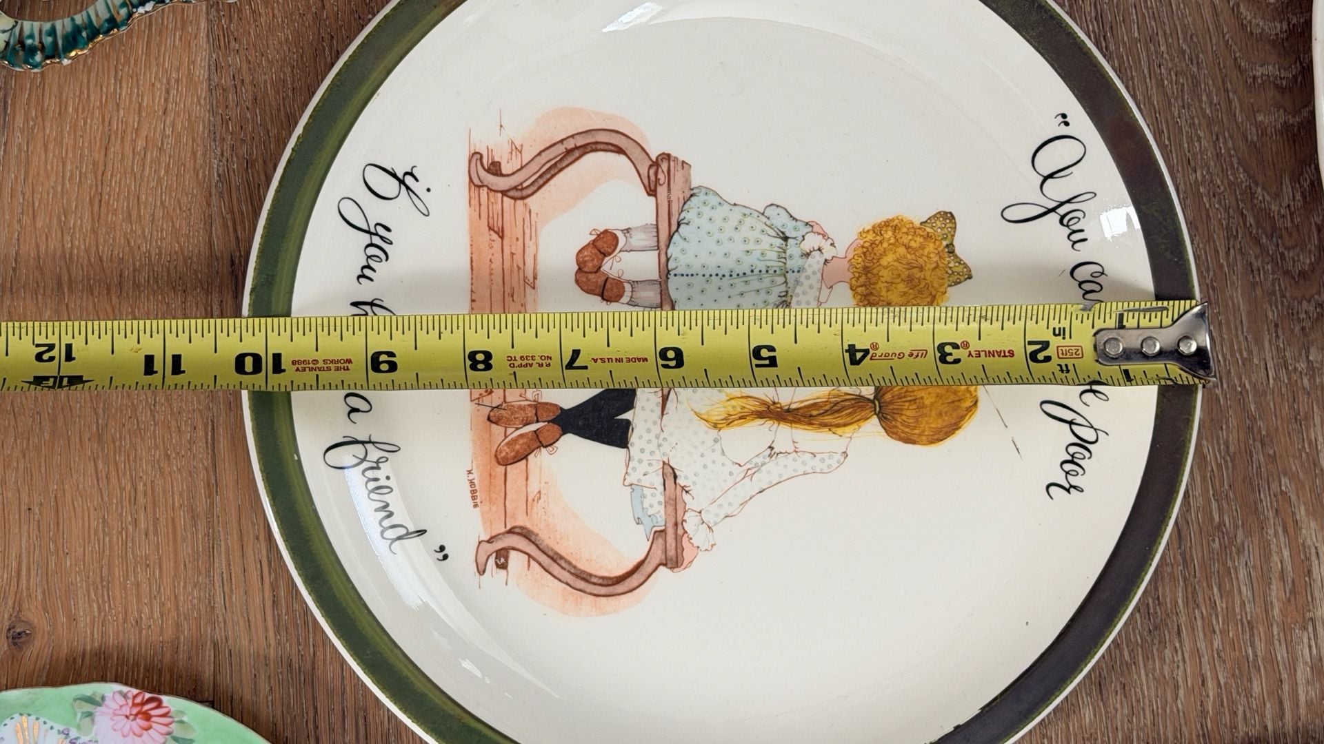 Green plate wall! curated collection of green plates for wall decor 5