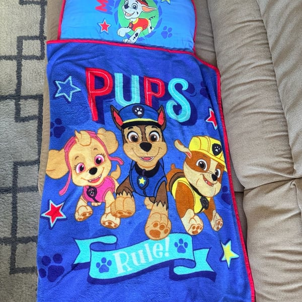 Paw Patrol Pups Rule Toddler Nap Mat