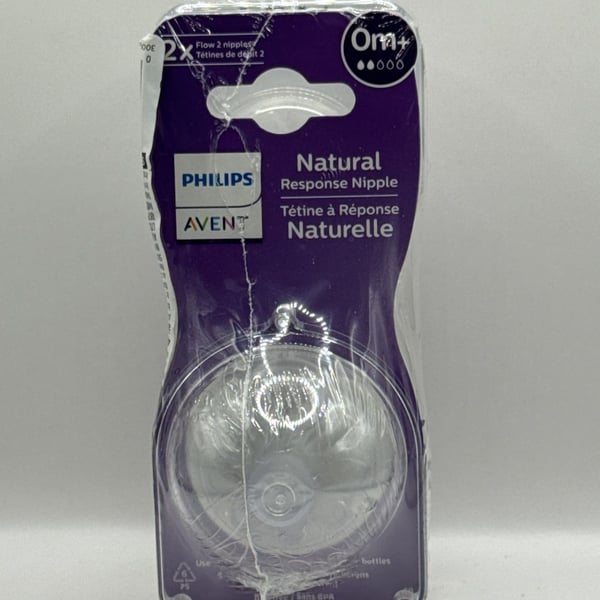 Philips Avent Natural Response Nipple Flow 2 2-Pack 0M+