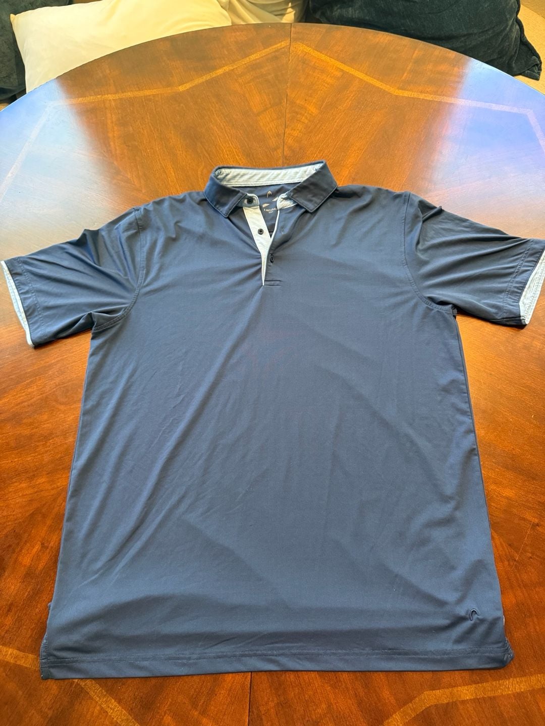 Head Golf Polo Shirt Size M Navy Blue Performance Stretch Short Sleeve 2