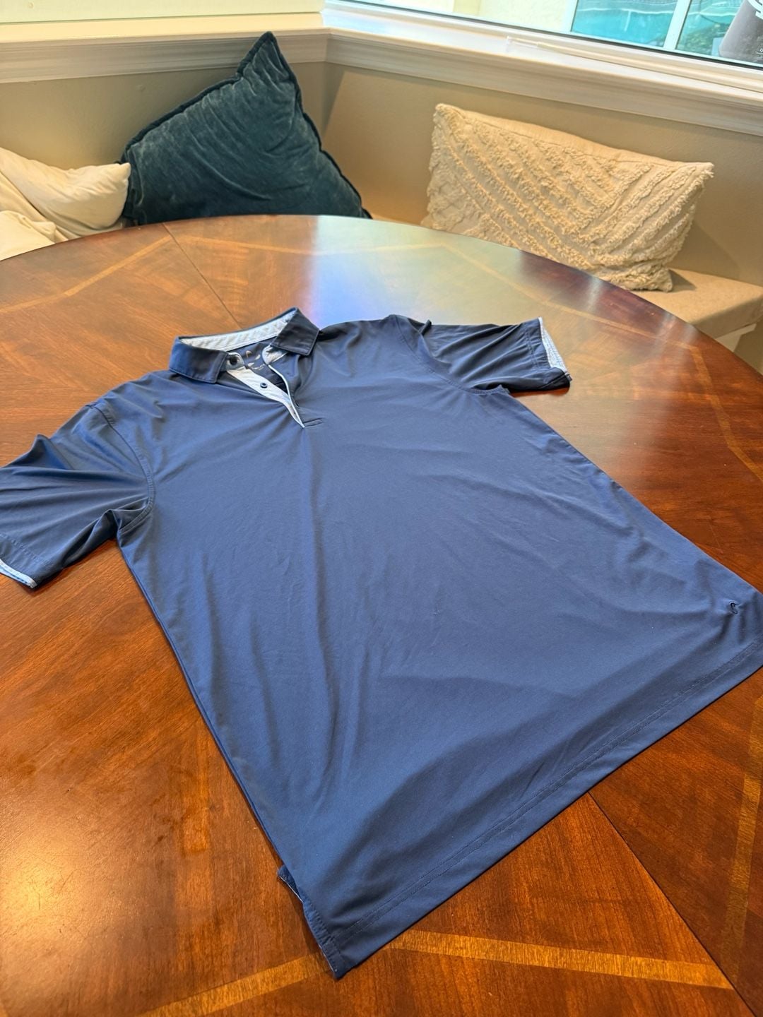Head Golf Polo Shirt Size M Navy Blue Performance Stretch Short Sleeve 3