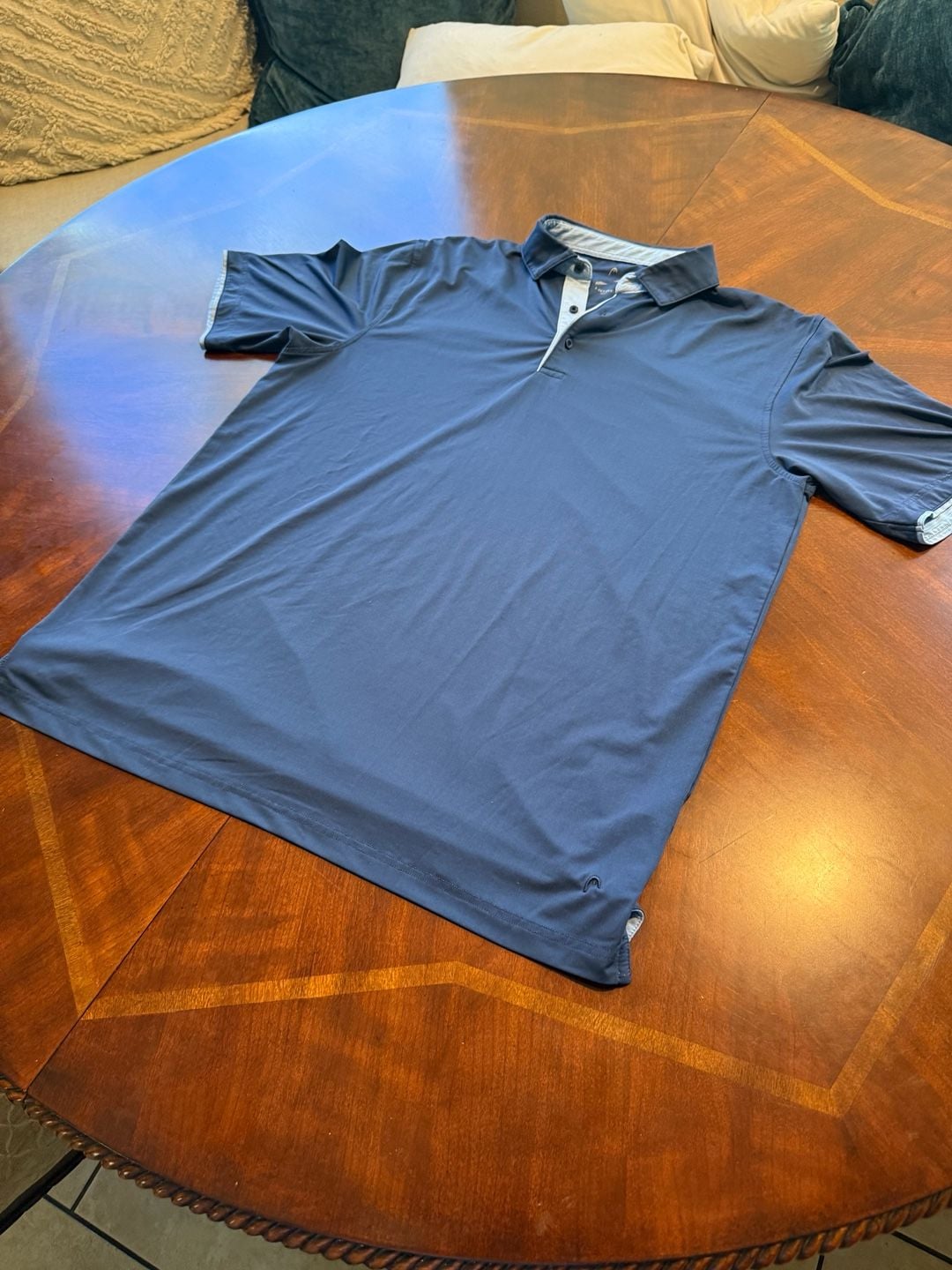 Head Golf Polo Shirt Size M Navy Blue Performance Stretch Short Sleeve 4