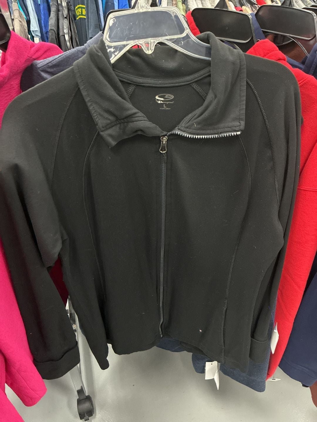Champion Full Zip Jacket Size L Black Activewear 2