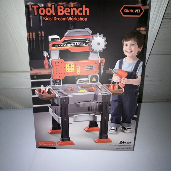 Xinnovel Kids Tool Bench Workshop Playset with Electric Drill