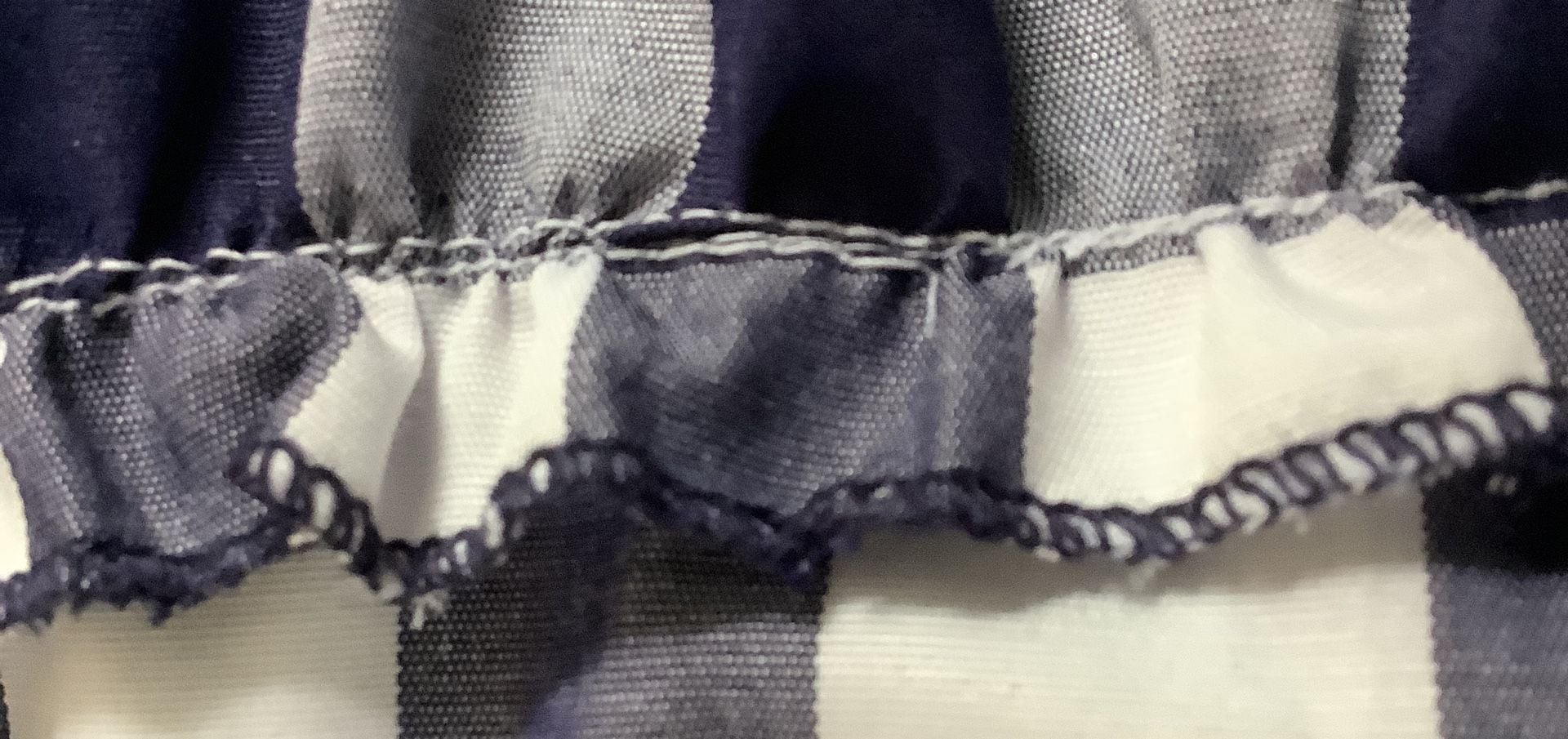 Love Squared Girls Size 12 Navy Gingham Two-Piece skirt Set 5