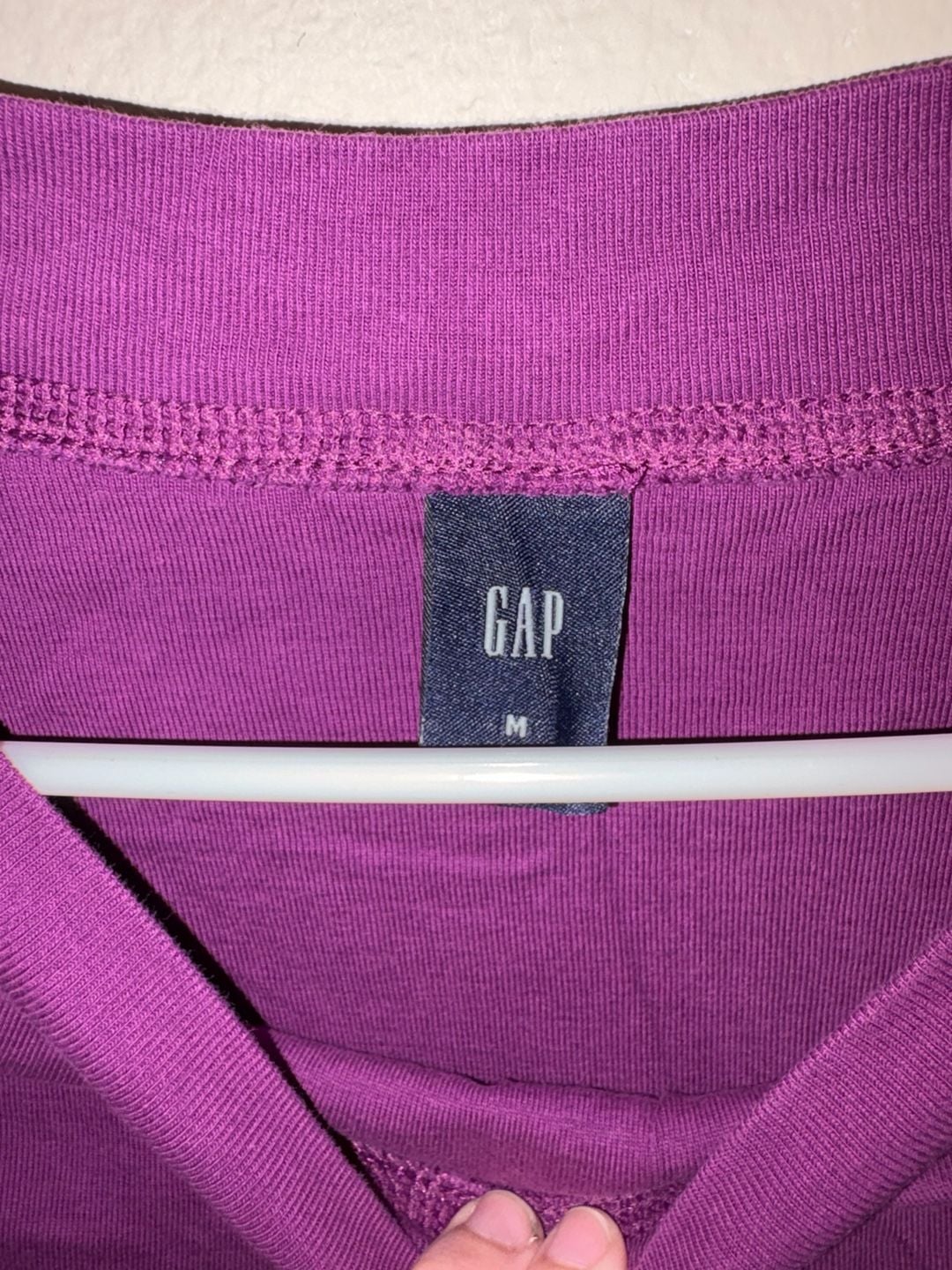 Gap Boatneck Top Size Kids M Purple 3/4 Sleeve Knit Shirt 5