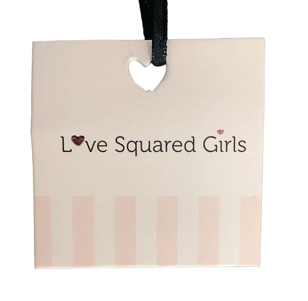 Love Squared Girls Size 12 Navy Gingham Two-Piece skirt Set 2