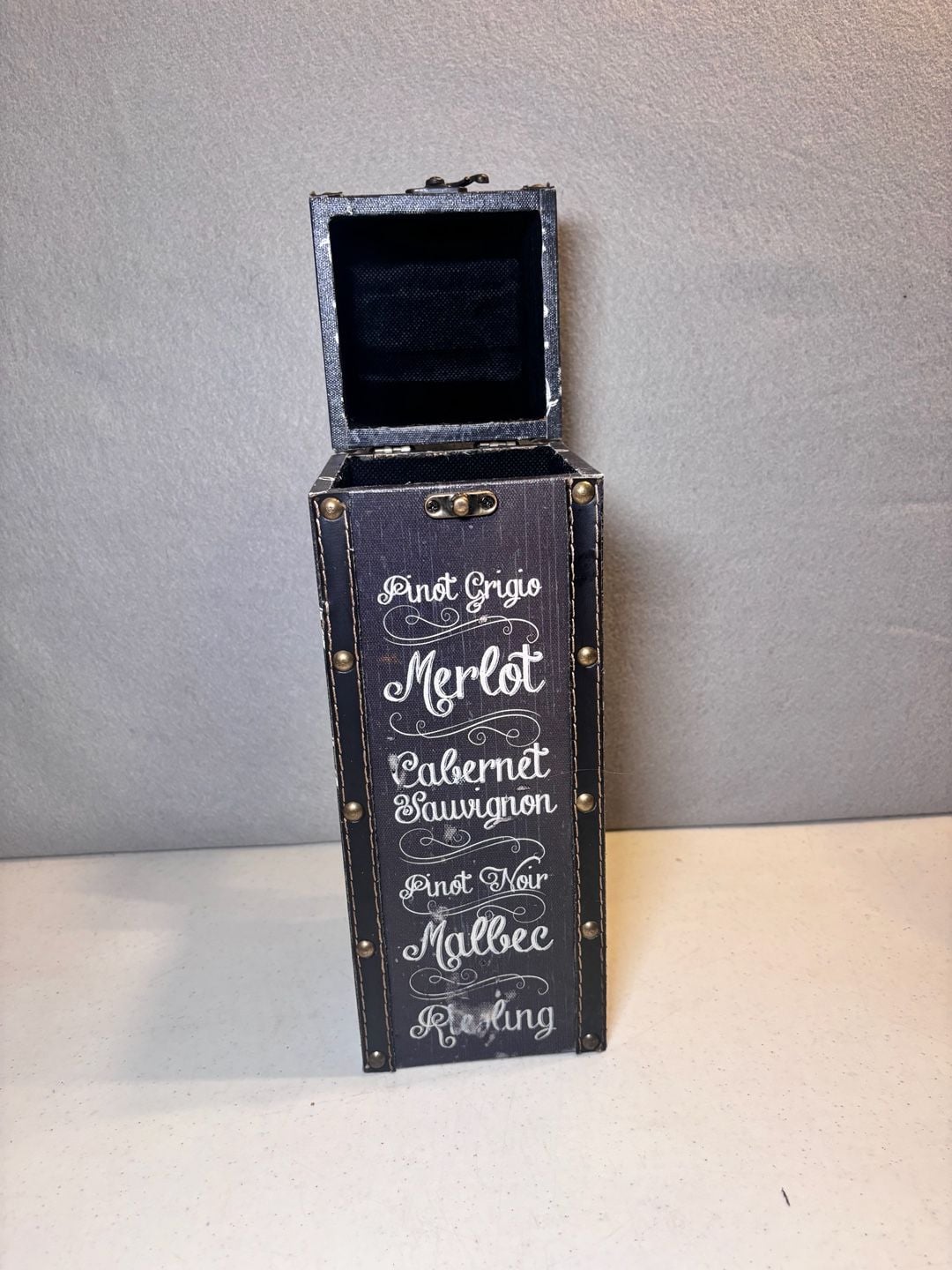 Elements Today's Specials Single Wine Bottle Box Storage Case 1