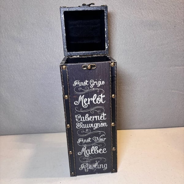Elements Today's Specials Single Wine Bottle Box Storage Case