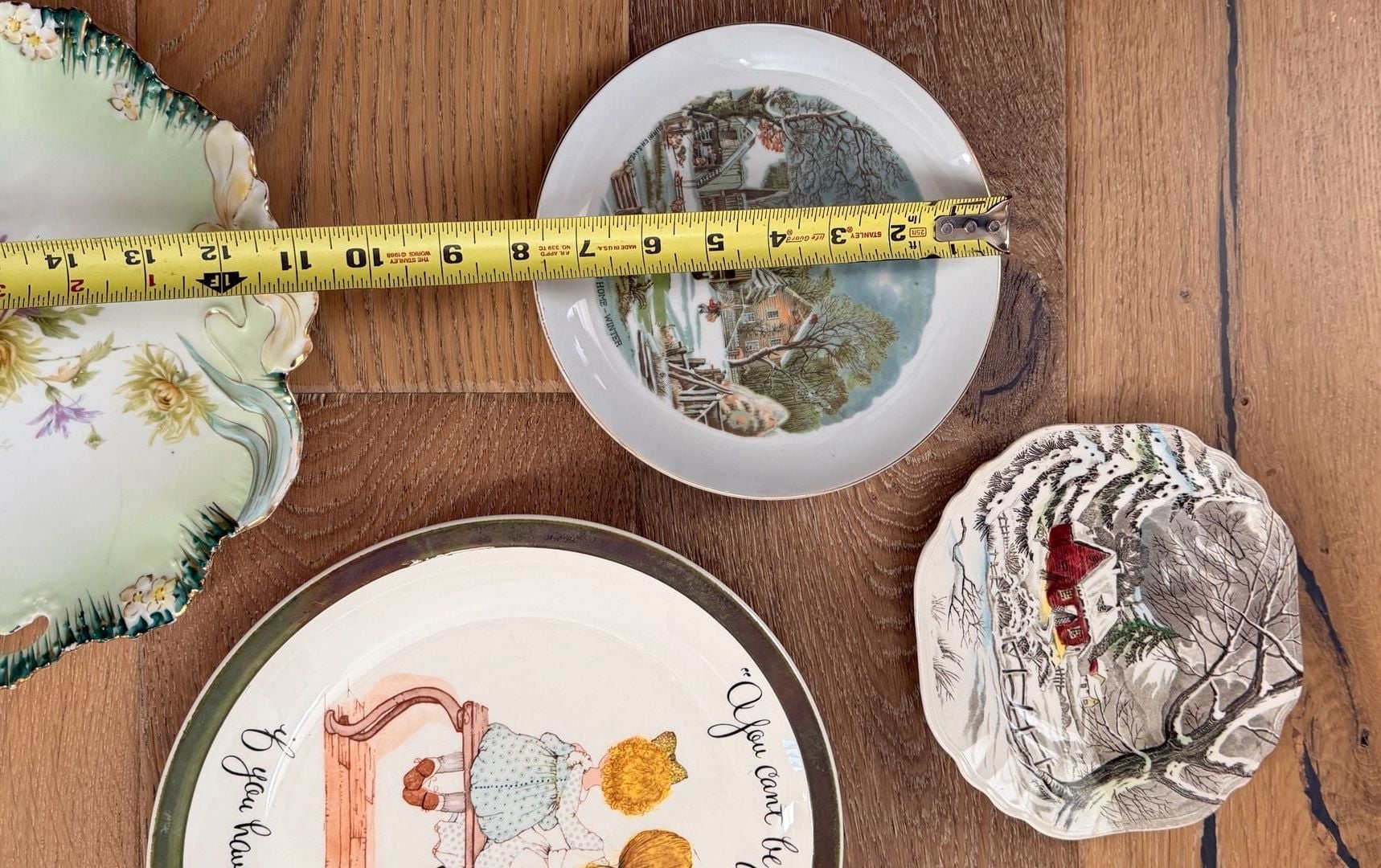 Green plate wall! curated collection of green plates for wall decor 7