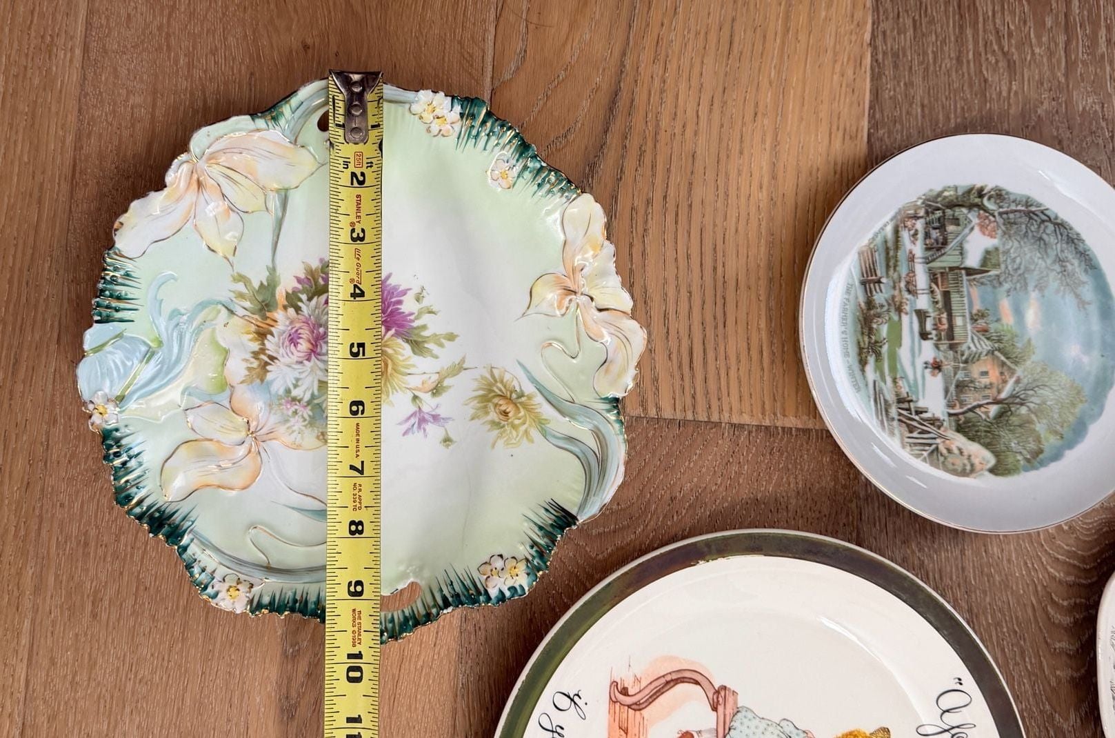Green plate wall! curated collection of green plates for wall decor 6