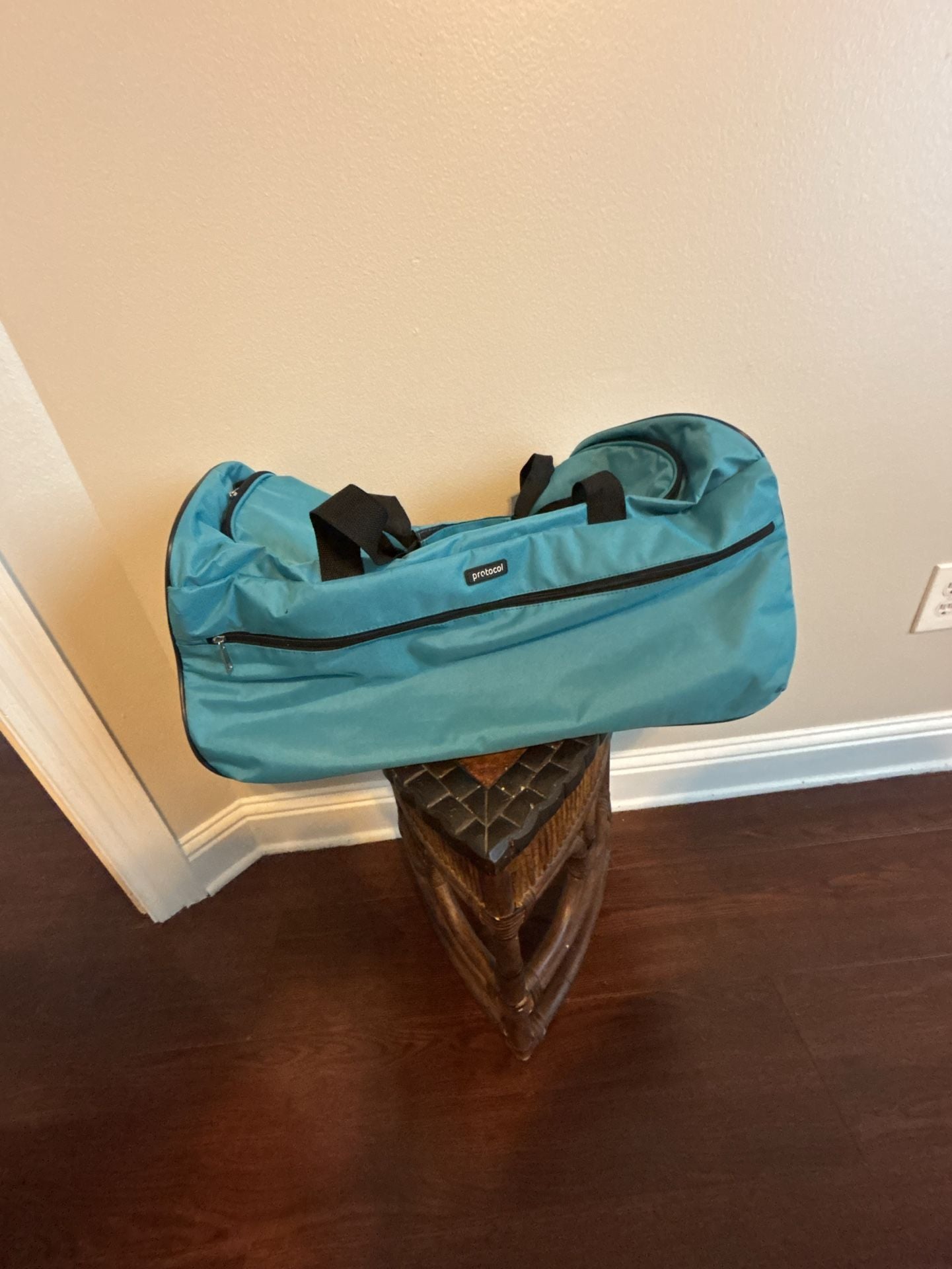 Protocol Rolling Duffel Bag Teal 2