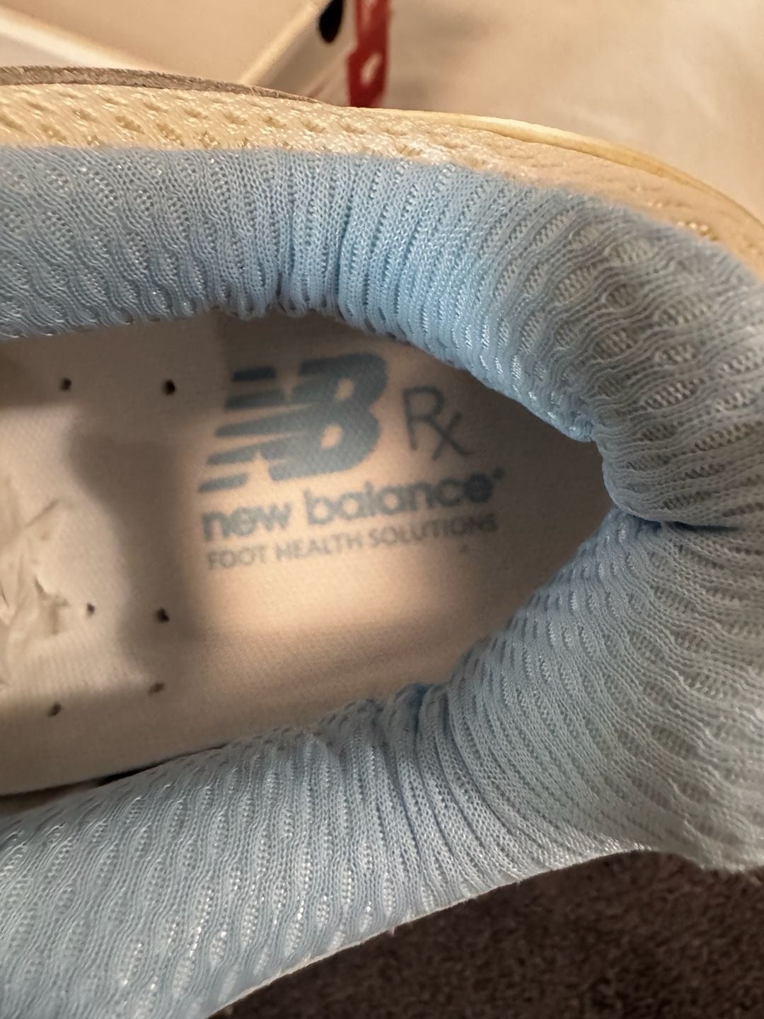 New Balance 857v1 Training Shoes Size 7 White Blue 5