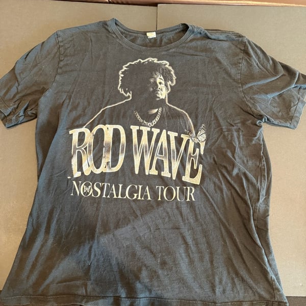 Rod Wave Nostalgia Tour T-Shirt Size L