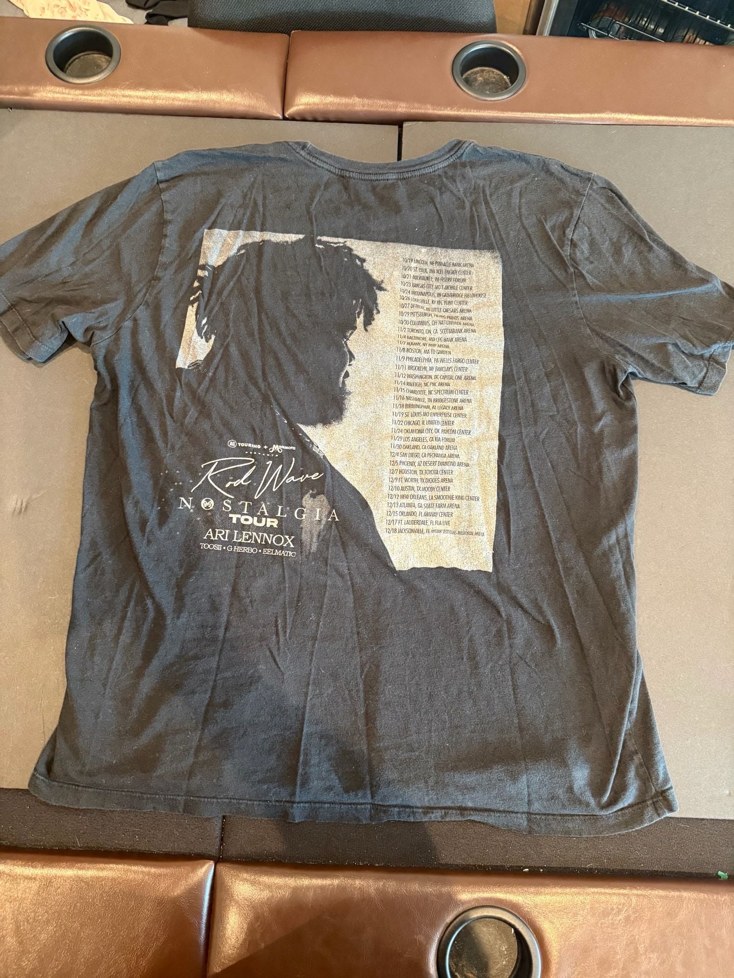 Rod Wave Nostalgia Tour T-Shirt Size L 3