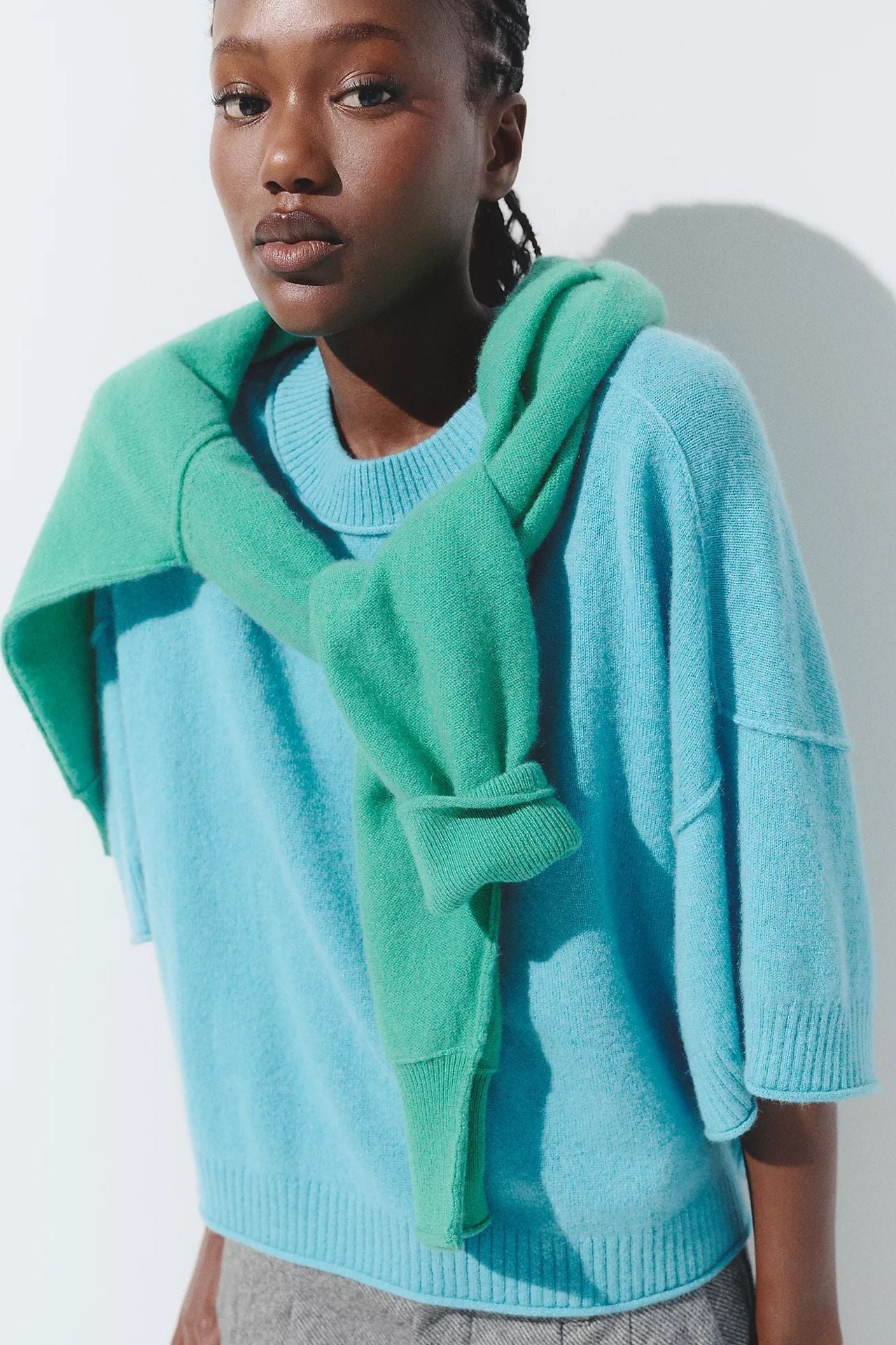 Anthropologie By Goldie 100% Cashmere Sweater Size Small NWT 6