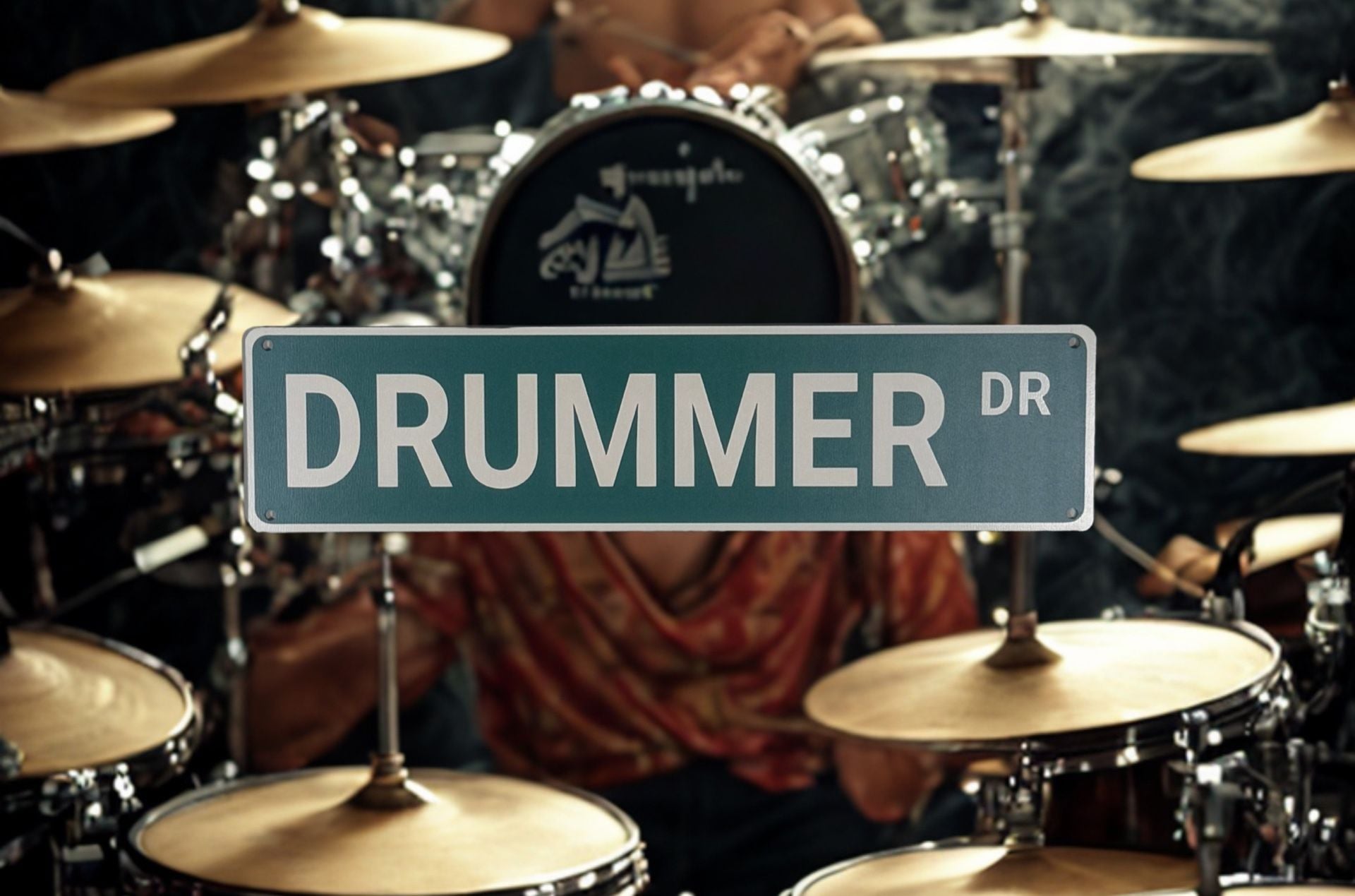 Drummer Rd Street Metal Street Sign 4X16 2
