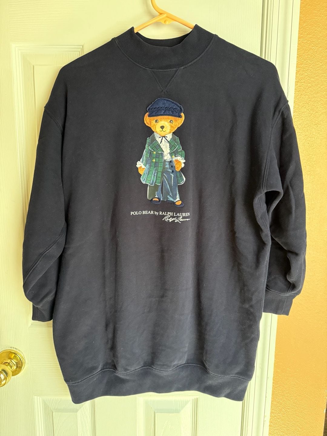 Polo Ralph Lauren Polo Bear Sweatshirt Size XL (16) Navy Blue 2
