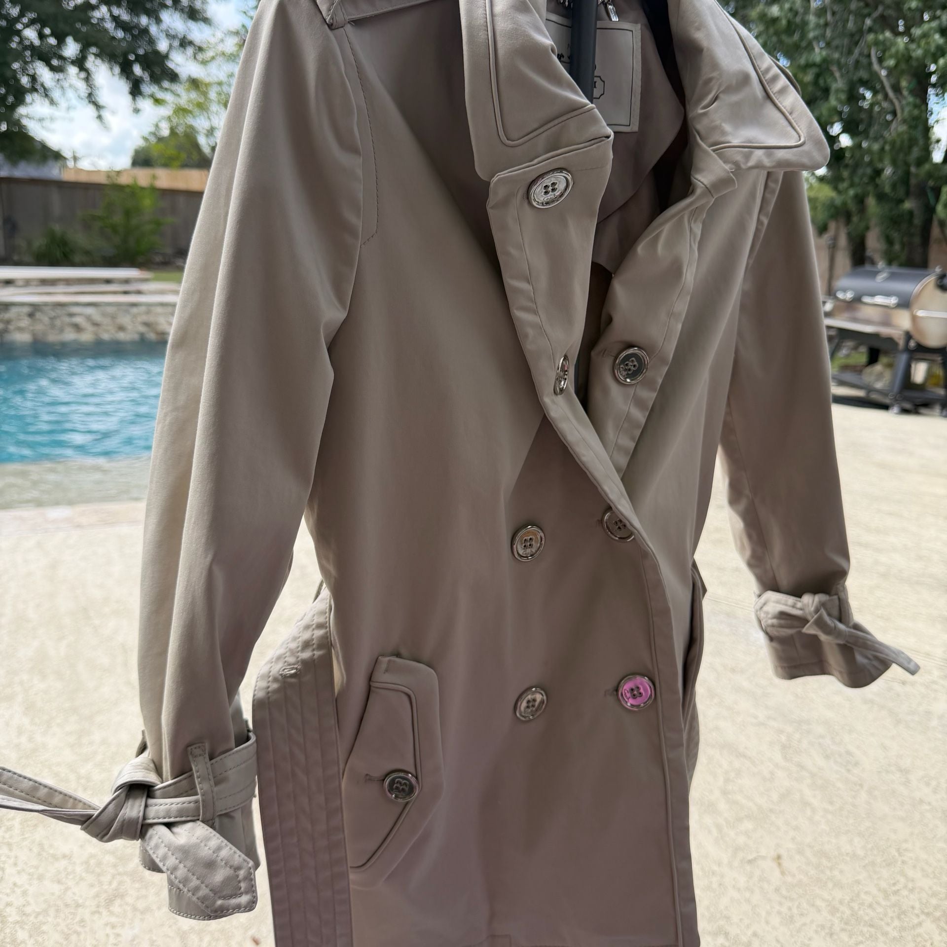 Coach Khaki Colored Fall Jacket Trench Coat
#50T926 10