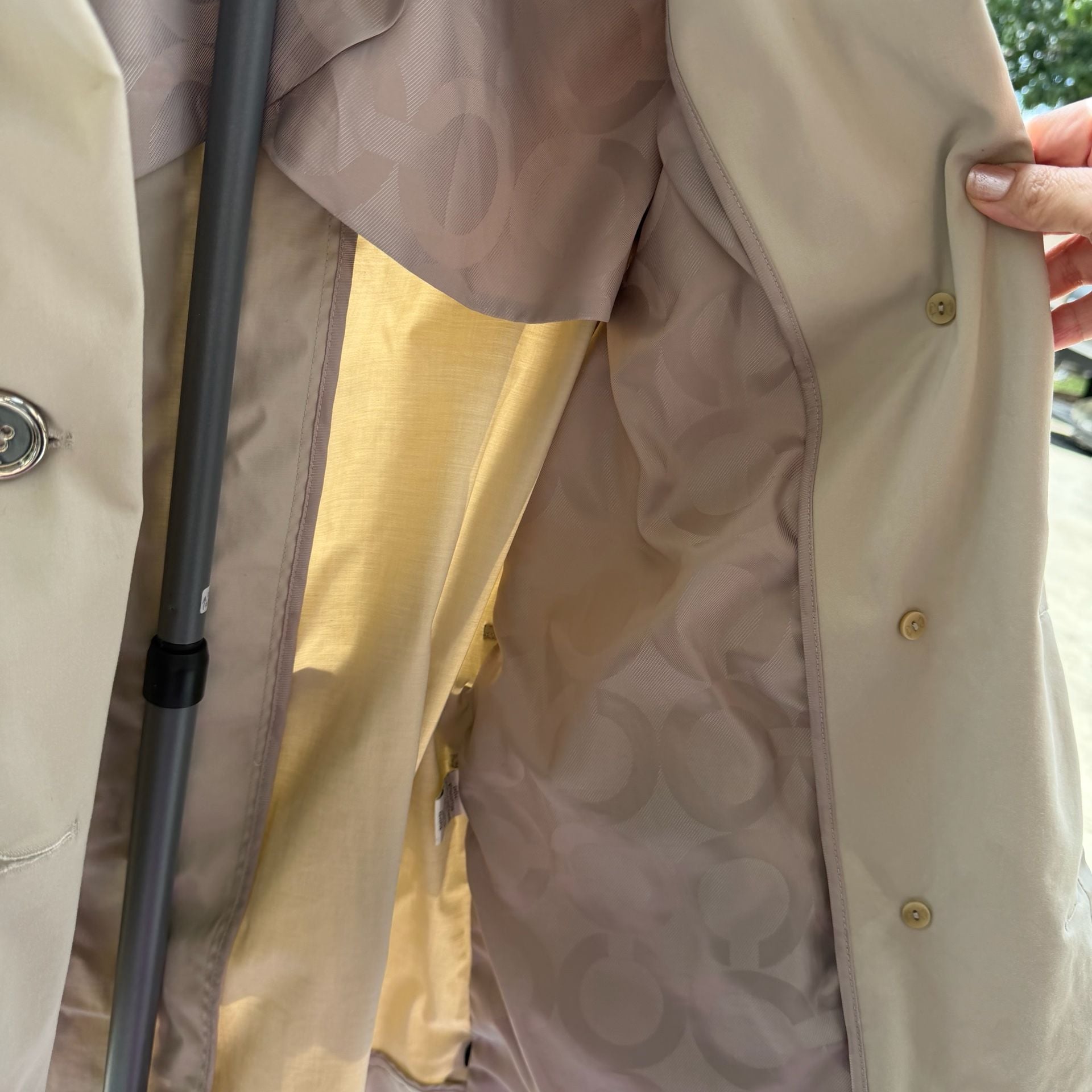 Coach Khaki Colored Fall Jacket Trench Coat
#50T926 13