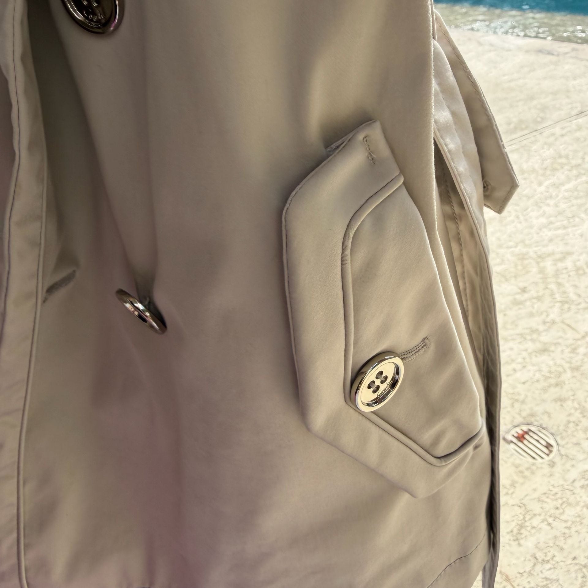 Coach Khaki Colored Fall Jacket Trench Coat
#50T926 16