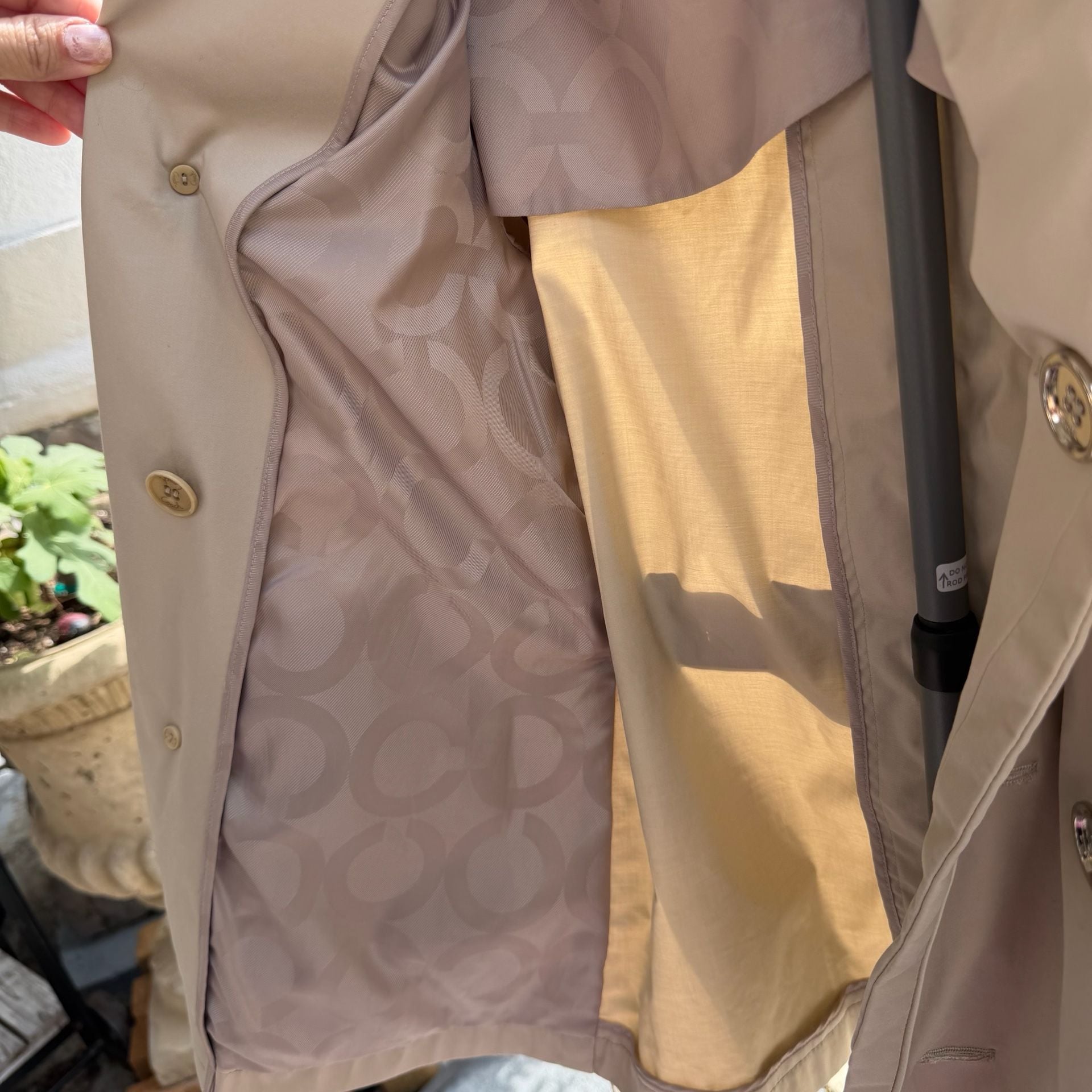 Coach Khaki Colored Fall Jacket Trench Coat
#50T926 21