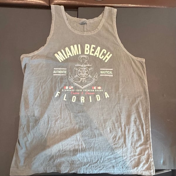 Standard Issue Miami Beach Tank Top Size XL