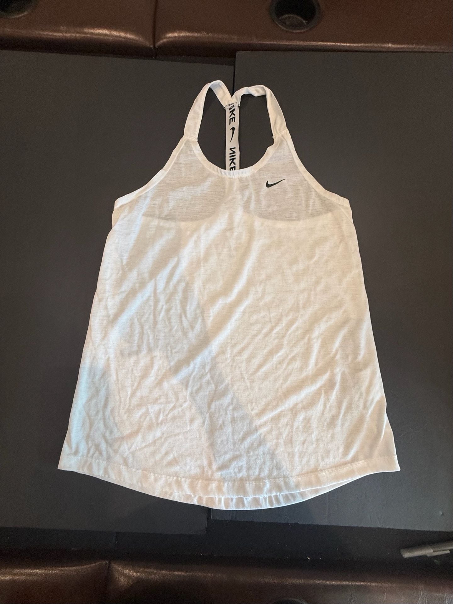 Nike Dri-Fit Tank Top Size S White 2