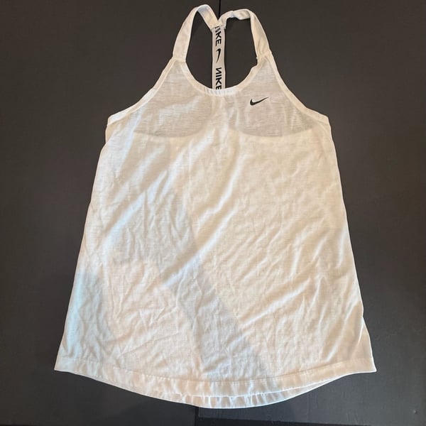 Nike Dri-Fit Tank Top Size S White