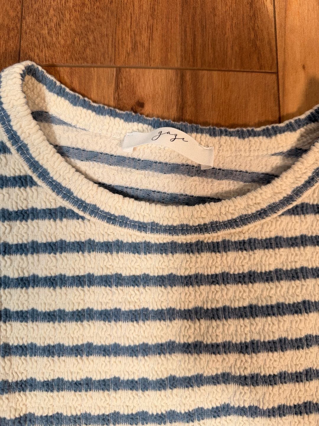 Gaze Striped Textured Tank Top 3