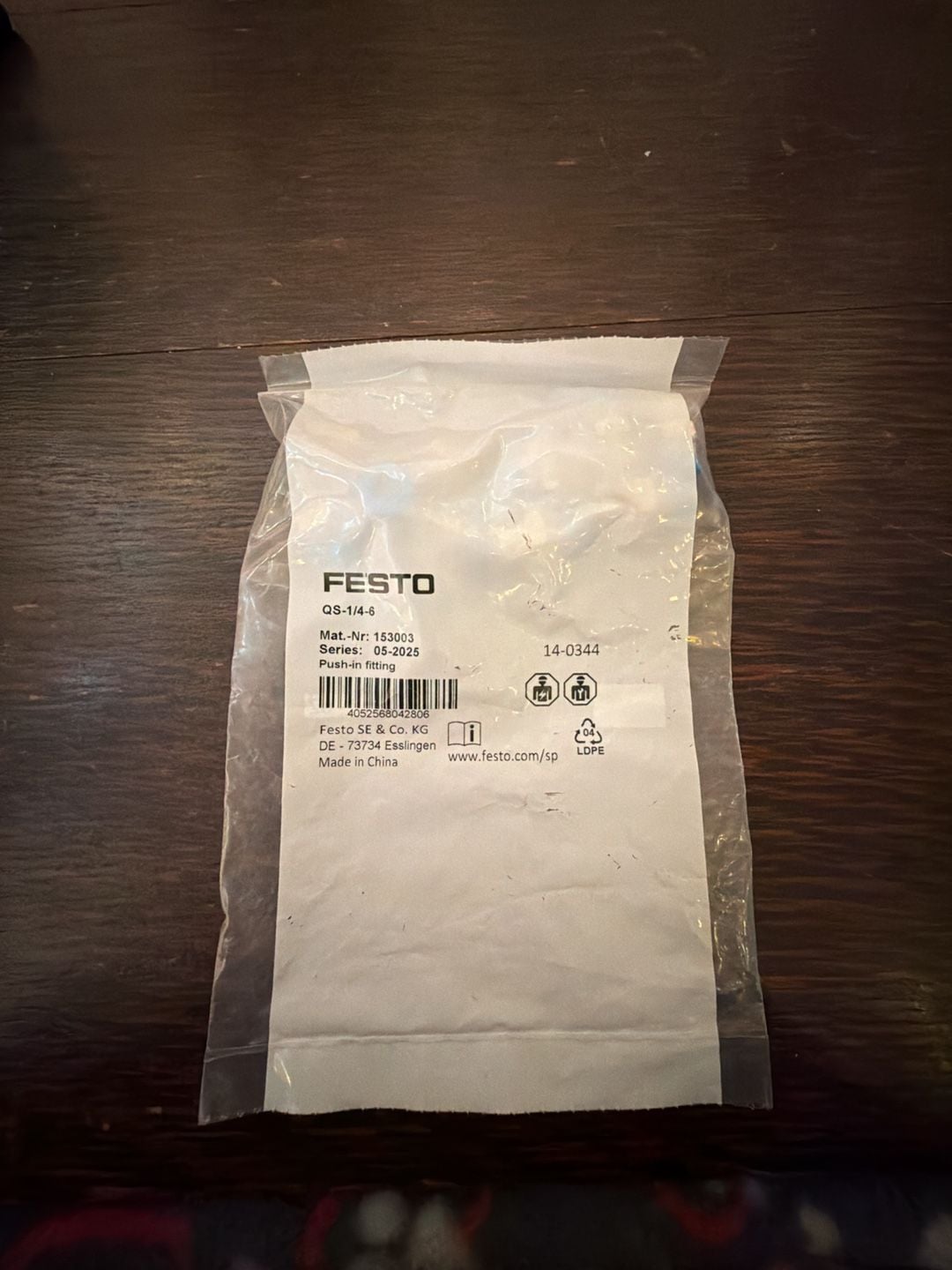 FESTO M16x1.5 Internal/ External Thread Galvanized Steel Rod Coupler FK-M20X1,5 - , 1
