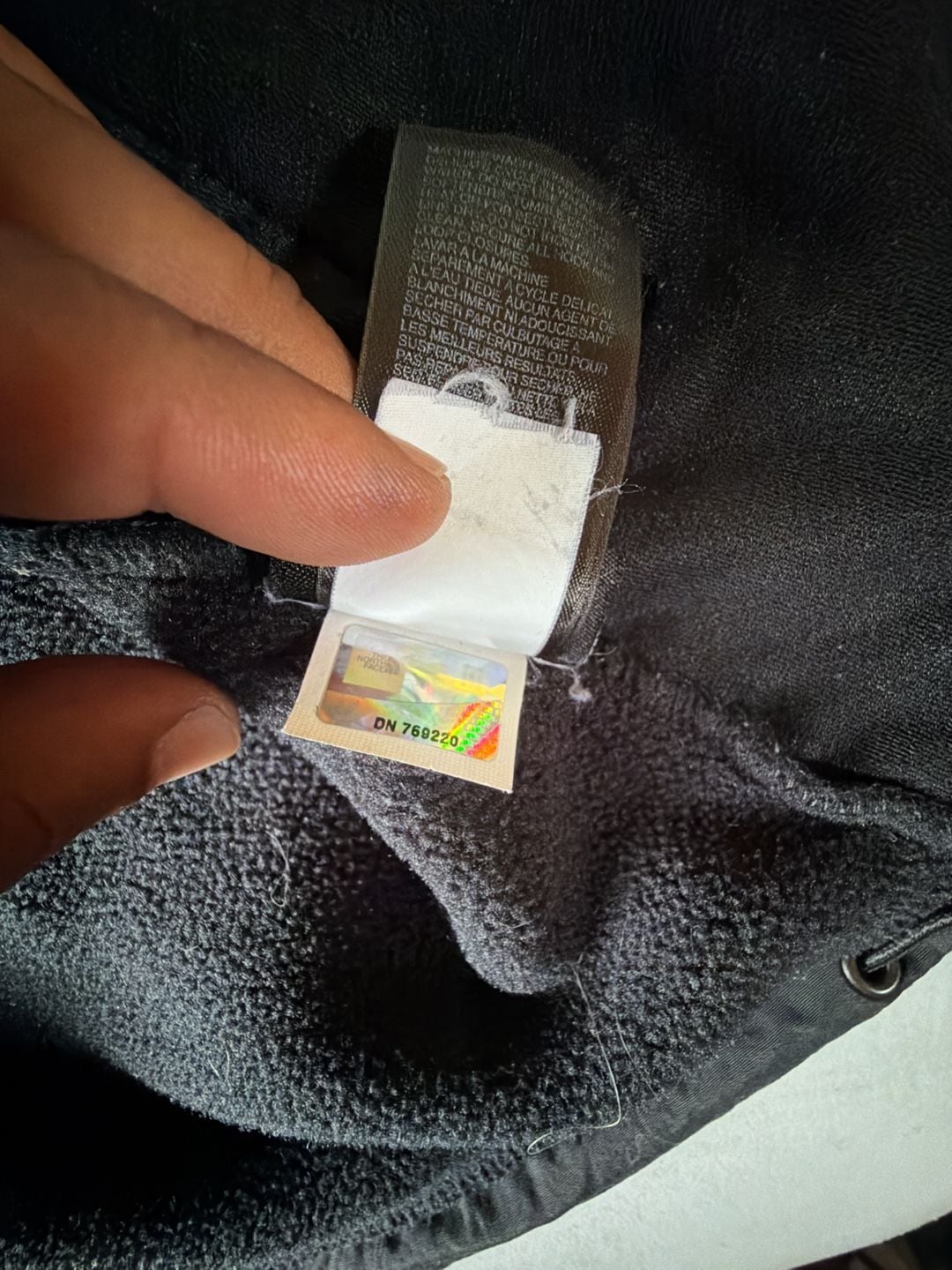 The North Face Denali Jacket Size M Black Polartec Fleece Full Zip 7