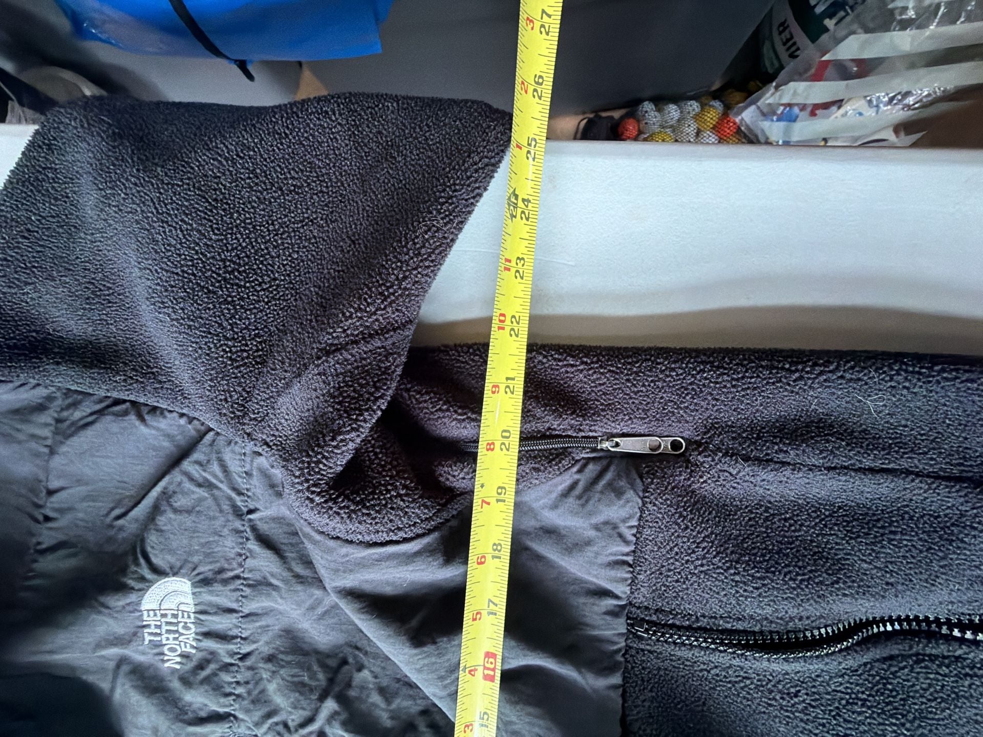 The North Face Denali Jacket Size M Black Polartec Fleece Full Zip 8