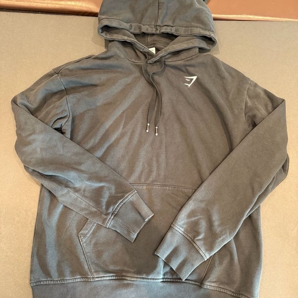 Gymshark Power Oversized Hoodie Black