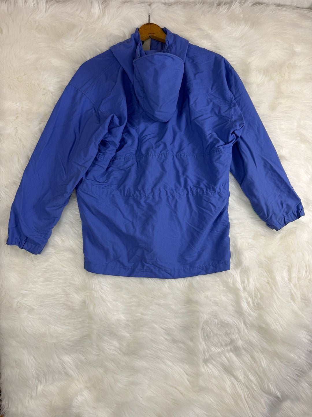 Patagonia Pullover Anorak Jacket Blue Teal Hooded Vintage 11