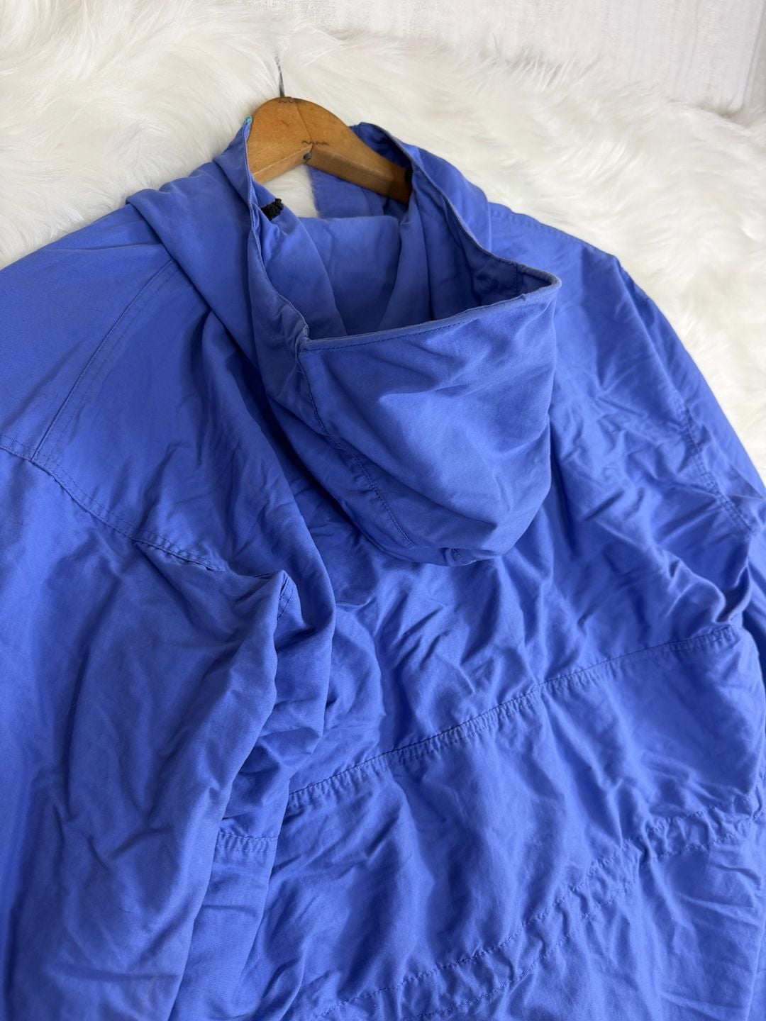 Patagonia Pullover Anorak Jacket Blue Teal Hooded Vintage 14