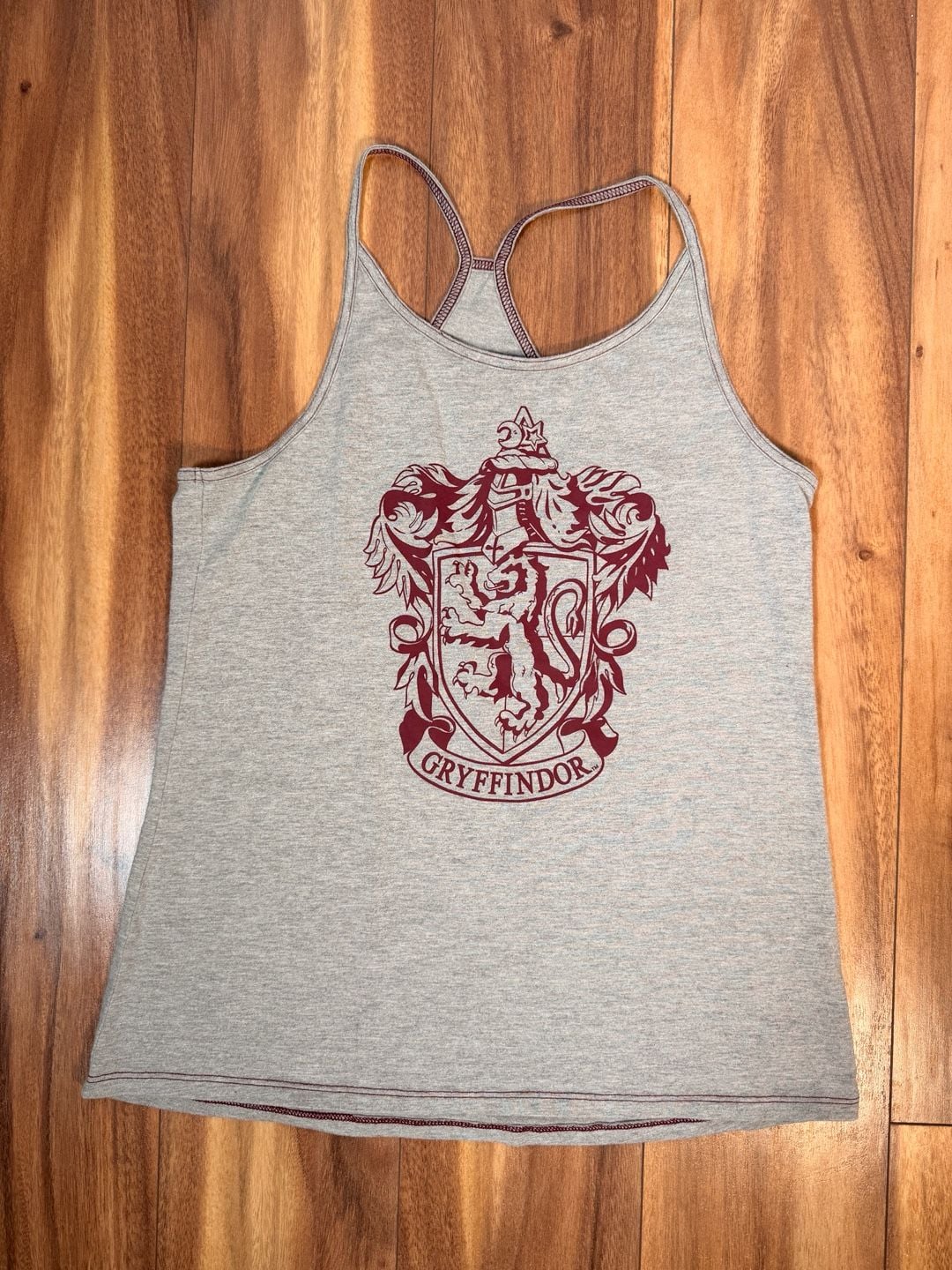 Universal Studios Harry Potter Gryffindor Tank Top Size M Gray 2