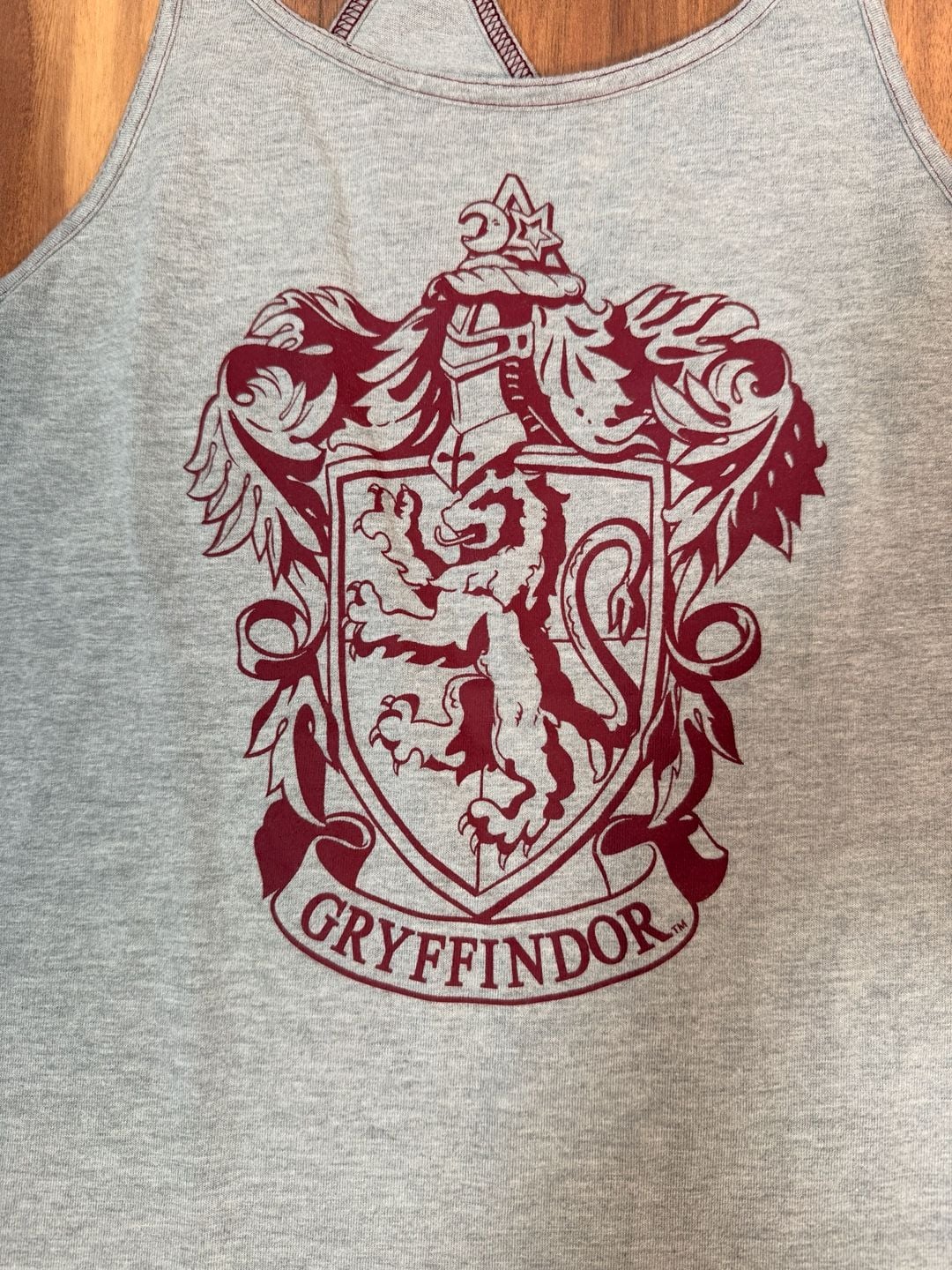 Universal Studios Harry Potter Gryffindor Tank Top Size M Gray 6