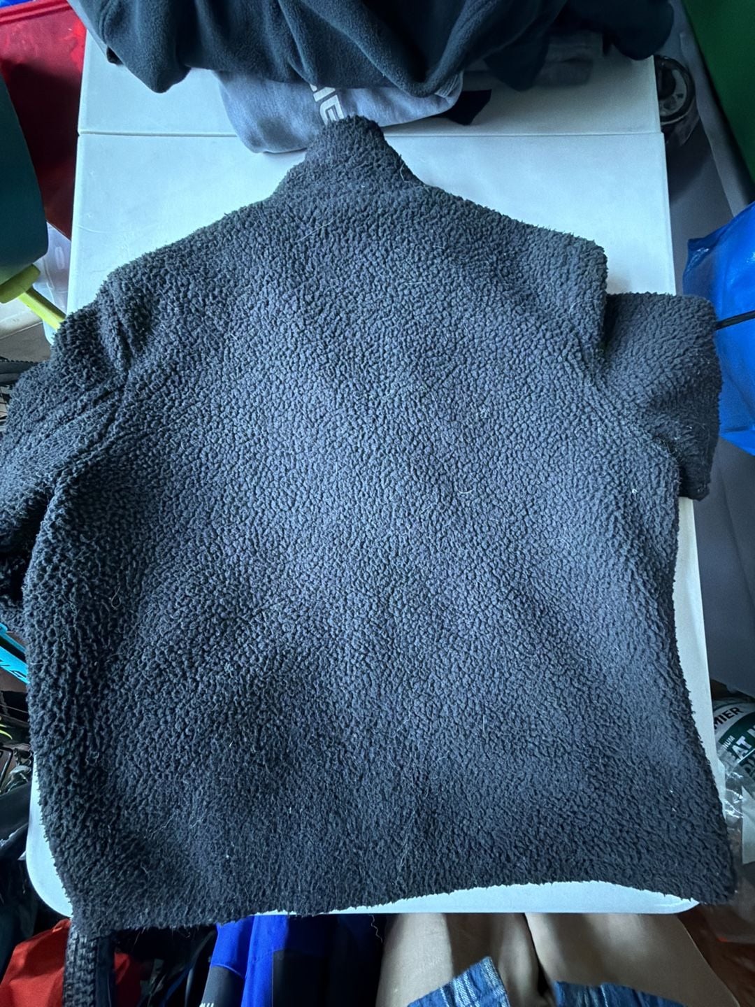 Pendleton River Rock Sherpa Fleece Jacket Size XL Black Canvas Lined 6