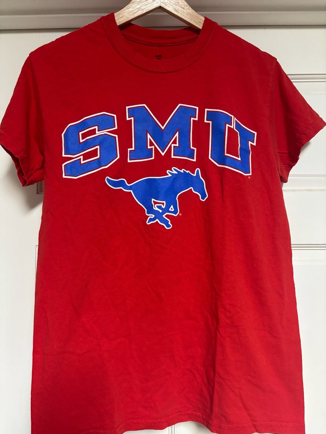 Fanatics SMU Mustangs T-Shirt Size S Red Cotton 2