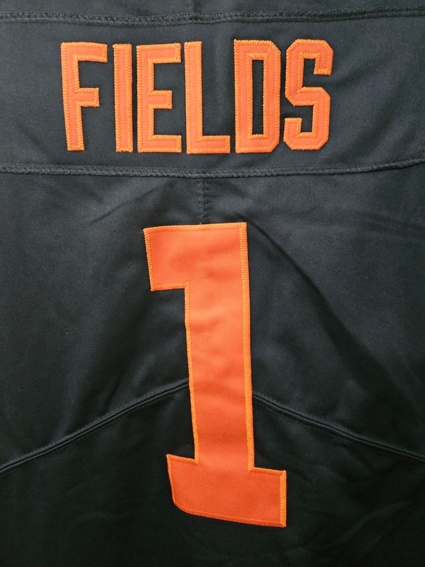 Nike Chicago Bears Justin Fields Jersey Size L Blue #1 On Field 7