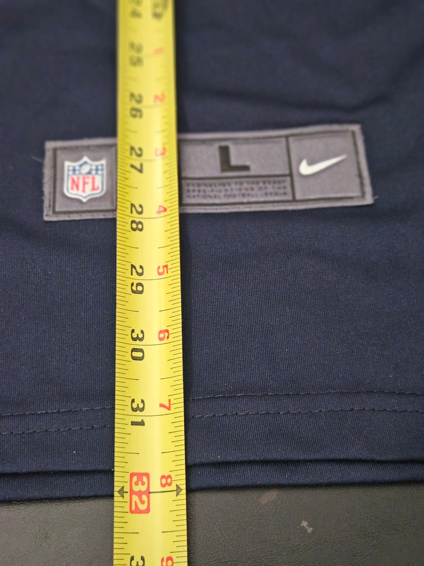 Nike Chicago Bears Justin Fields Jersey Size L Blue #1 On Field 10