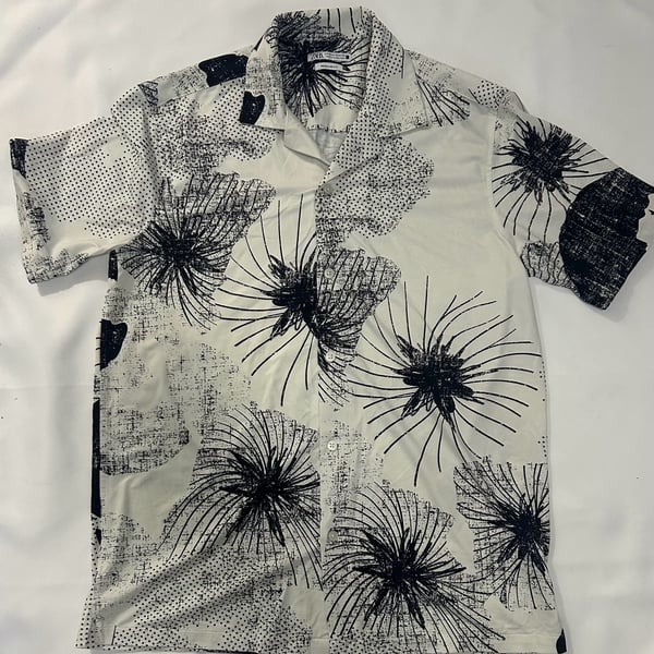 Zara black and white print