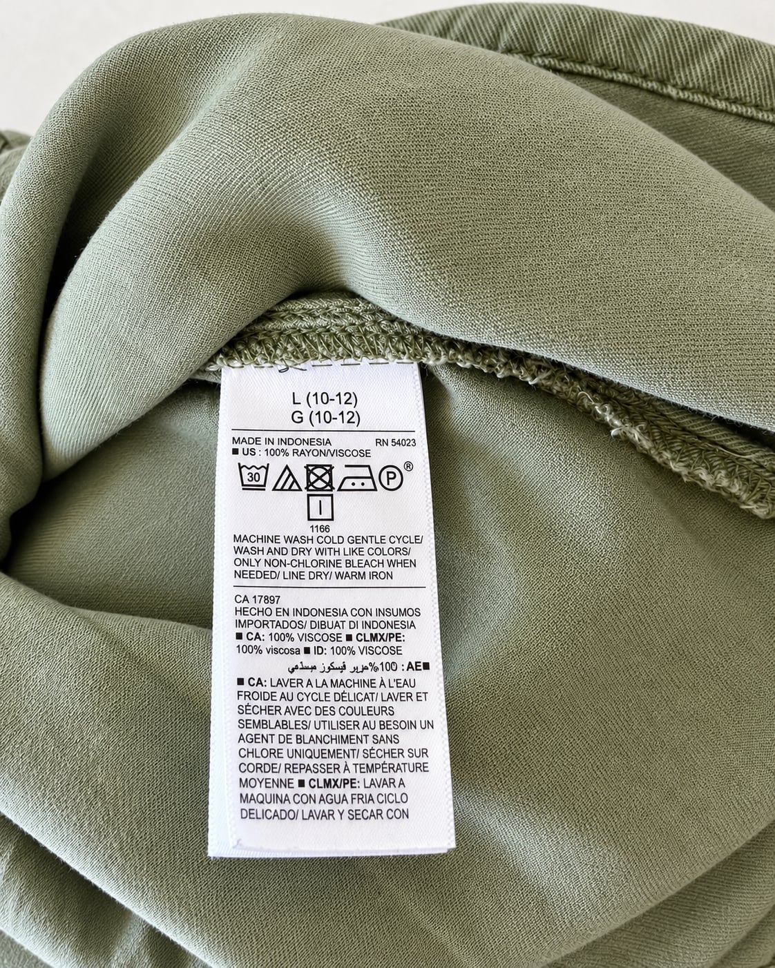 Old Navy Olive Green Utility Shirt Dress Girls Size L 10-12 Drawstring Waist 9